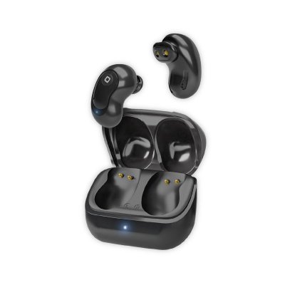 SBS Twin Noir Gem - &Eacute;couteurs semi intra-auriculaires TWS- 