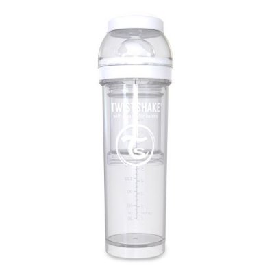 TWISTSHAKE  Biberon anti-coliques blanc 330 ml 