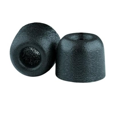 COMPLY TX-100 Embouts de remplacement en mousse - Medium (3 Paires) Noir Isolation PLUS