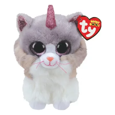 TY  - Beanie Boo's - Peluche Asher le Chat - 15 cm - 36306