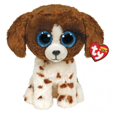 TY  - Peluche - Beanie Boos - Muddles Chien - 15cm