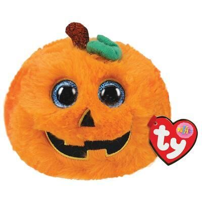 AUTRES Ty - Peluche - Teeny Puffies - Halloween Citrouille 10cm