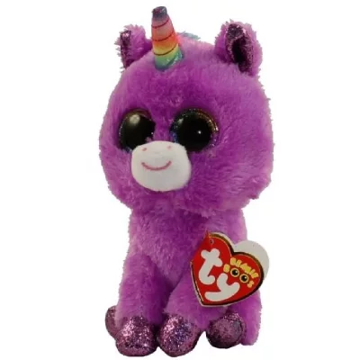 TY  - 36464 - Beanie Boo's - Peluche Rosette la licorne 23 cm