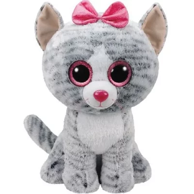 TY  - 36838 - Beanie Boo's - Peluche Kiki Le Chat 41 cm