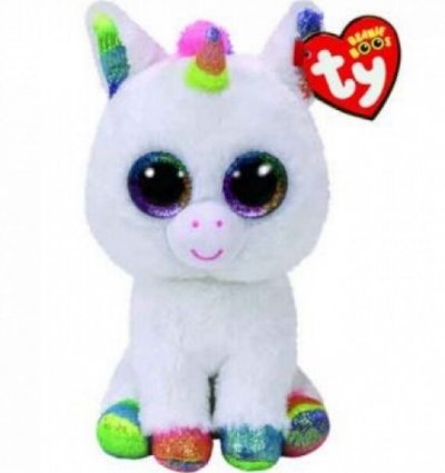 TY  - 36852 - Beanie Boo's - Peluche Pixy la Licorne 15 cm