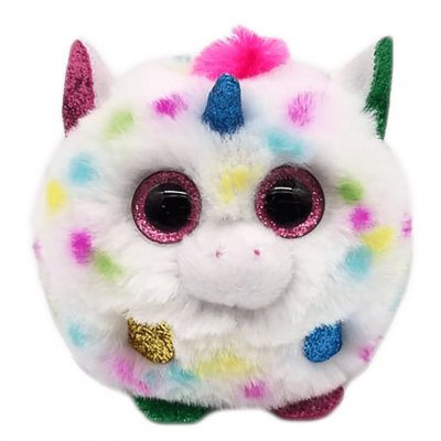 TY  Uk- Harmonie Unicorn Puffies Peluches, 2005128, Multicolore, 7cm