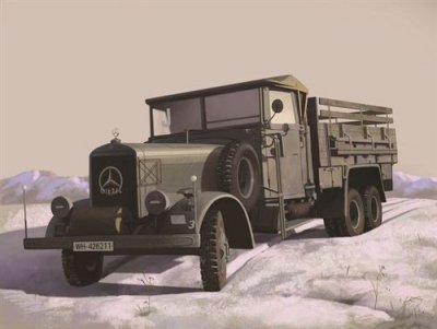 ICM Typ Lg3000, Wwii German Army Truck - 1:35e - 