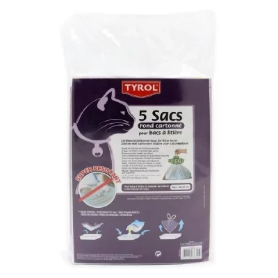 TYROL  5 sacs litiere fond cartonne 44x30cm