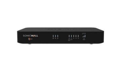 SONICWALL TZ80 - Dispositif de s&eacute;curit&eacute; - avec TotalSecure &eacute;dition avanc&eacute;e de 3 ans - 5 ports - 1GbE - bureau