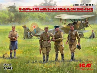 ICM U-2/po-2vs With Soviet Pilots & Gp (1943 -1945) Limited- 1:48e - 