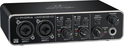 BEHRINGER U-Phoria UMC202HD interface audio