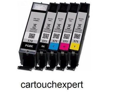 GENERIQUE U Print Pack Uprint CLI571/PGI570XL 5 cartouches haute capacit&eacute; (C-571XL PACK)