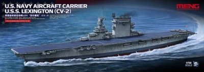 MENG U.s.navy Aircraft Carrieru.s.s.lexington (cv-2)- 1:700e - -model