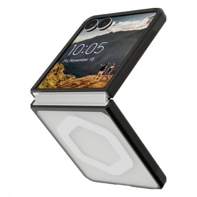 UAG  Coque arri&egrave;re magn&eacute;tique Mouve pour Samsung Galaxy Z Flip 8 - Ice