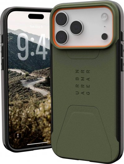 UAG  Coque Civilian MagSafe Apple iPhone 17 Pro Max - Olive Orange