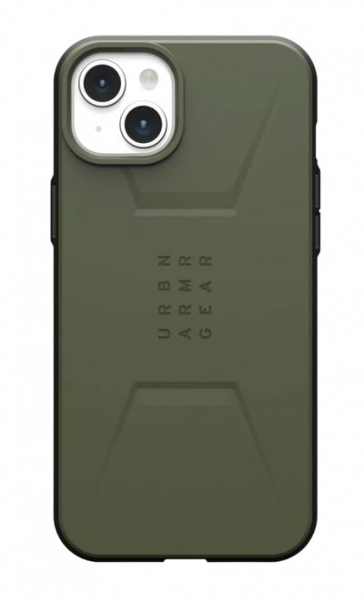 URBAN ARMOR GEAR UAG Coque Civilian MagSafe iPhone 15 Plus - Olive Drab