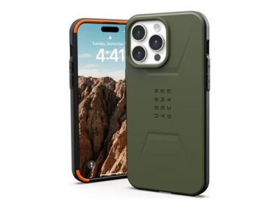URBAN ARMOR GEAR UAG Coque Civilian MagSafe iPhone 15 Pro Max - Olive Drab
