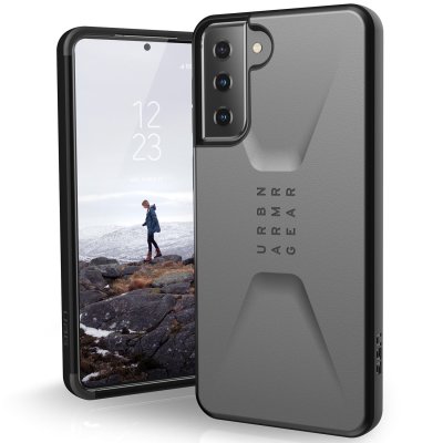 UAG  Coque Civilian Samsung Galaxy S21 Plus - Argent