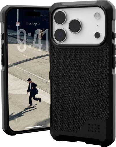 UAG  Coque Metropolis LT MagSafe Apple iPhone 17 Pro - Kevlar Black