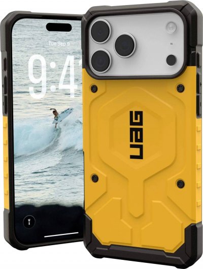 URBAN ARMOR GEAR UAG Coque Pathfinder MagSafe Apple iPhone 17 Pro Max - Heritage Yellow