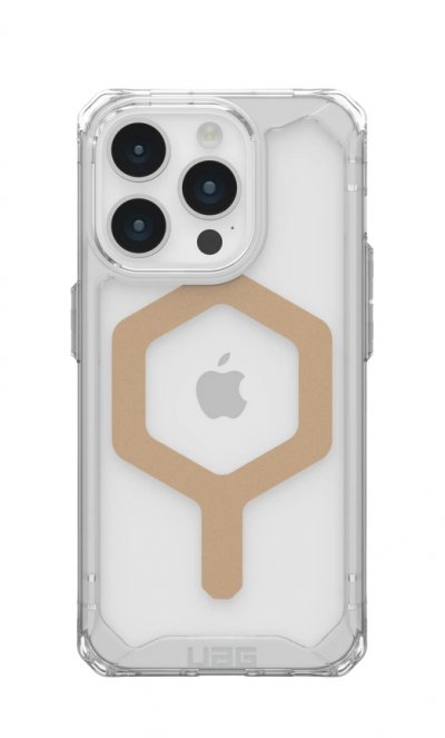 URBAN ARMOR GEAR UAG Coque Plyo MagSafe iPhone 15 Pro - Ice / Dor&eacute;e