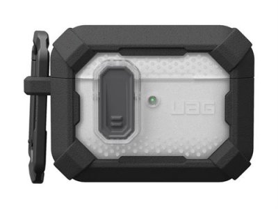 URBAN ARMOR GEAR UAG Coque pour Boitier AirPods Pro 3 2025 Collection Scout avec Mousqueton Noir