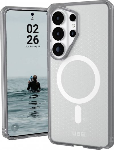 URBAN ARMOR GEAR UAG Coque pour Galaxy S26 Ultra Antichoc MagSafe Souple Motif &agrave; Points S&eacute;rie DOT Gris