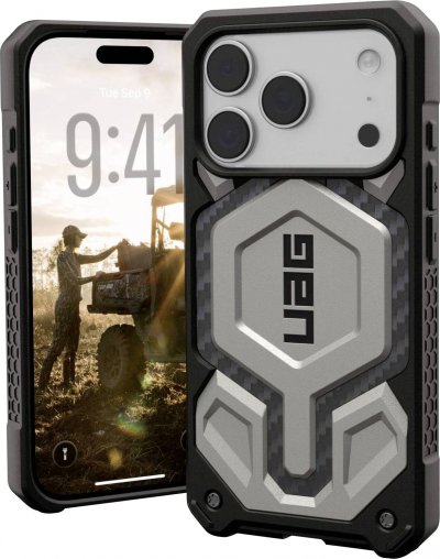 UAG  Coque pour iPhone 17 Pro Compatible MagSafe S&eacute;rie Monarch Pro Gris