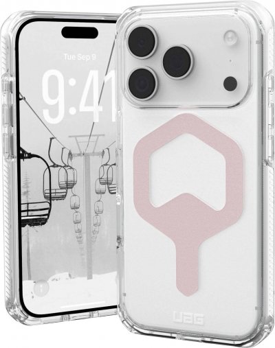 UAG  Coque pour iPhone 17 Pro MagSafe Antichocs S&eacute;rie Plyo Transparent