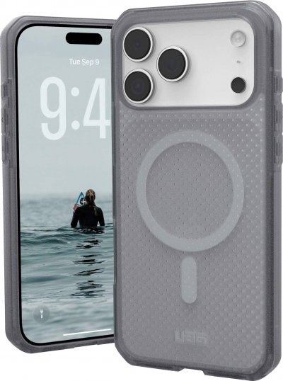 UAG  Coque pour iPhone 17 Pro Max &Eacute;dition Dot MagSafe Ash Gris