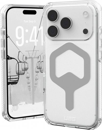 UAG  Coque pour iPhone 17 Pro Mod&egrave;le Plyo Compatible MagSafe Argent