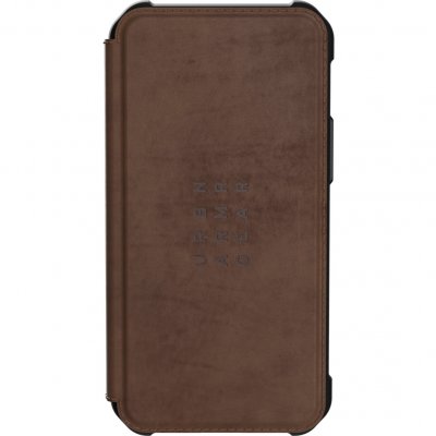 UAG  Metropolis Leather - Coque en cuir iPhone 12 Mini - Marron