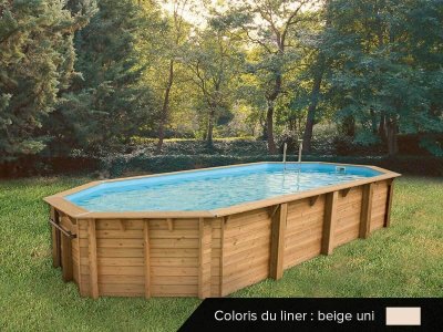 UBBINK  Piscine Oc&eacute;a 470 x 860, Liner Beige