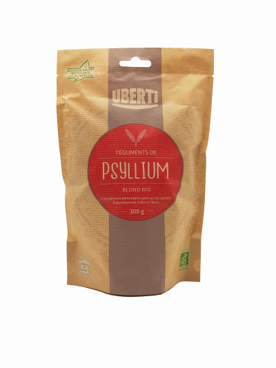 UBERTI  T&eacute;guments de Psyllium Blond Bio 300 g - Doypack 300 g
