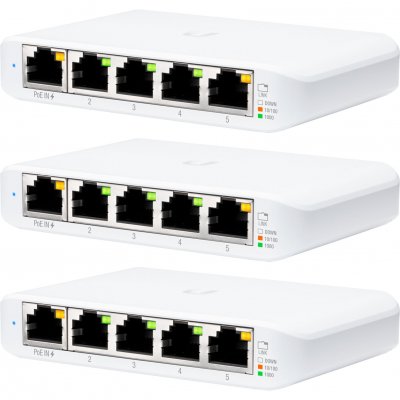 UBIQUITI  Networks UniFi Switch Flex Mini (3-pack) USW-Flex-Mini-3