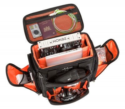 UDG  GEAR U9022BL/OR Ultimate Sac Producteur Grand Noir/Orange