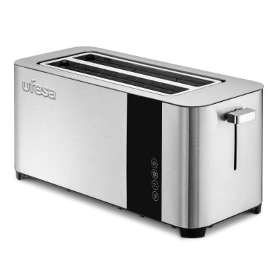 UFESA  Duo Deluxe Plus 1400w Double Slot Toaster Argent&eacute;