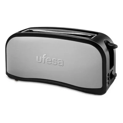 UFESA  TT7965 Grille-pain optique, argent&eacute;/noir 