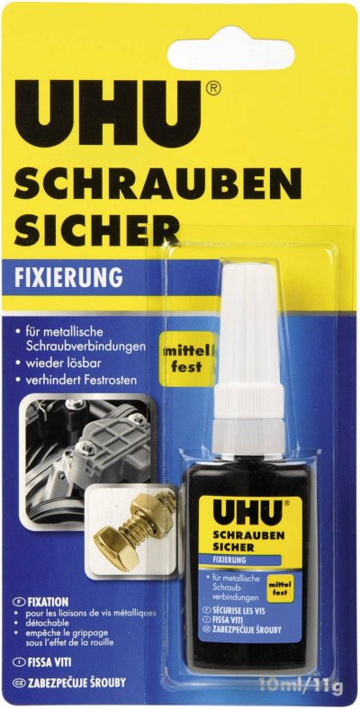 UHU  Spezialkleber Schraubensicher, 11 G Tube