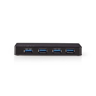 NEDIS UHUBU3420BK - Concentrateur (hub) - 4 x SuperSpeed USB 3.0 - de bureau