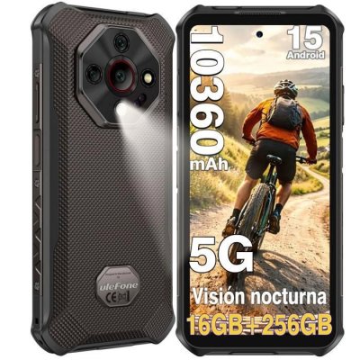 ULEFONE  Armor X16 Pro T&eacute;l&eacute;phone Portable Incassable 5G 16Go+256Go 6.56"" NFC/GPS Noir