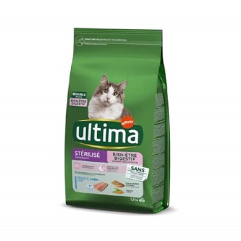 ULTIMA  St&eacute;rilis&eacute; Bien-&ecirc;tre Digestif avec de la Truite 1,5 kg
