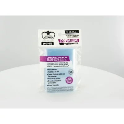 GENERIQUE Ultimate Guard American Caunda Premium Soft Standard 59x91.5 Clair