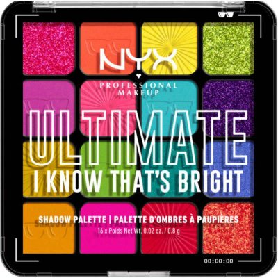 NYX PROFESSIONAL MAKEUP Ultimate shadow palette #I know that&acute;s bright 16 x
