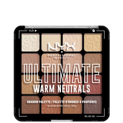 NYX PROFESSIONAL MAKEUP Ultimate shadow palette #warm neutrals 16 x