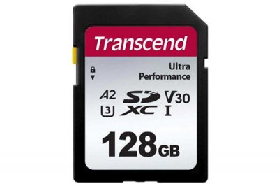 TRANSCEND Ultra performance ts128gsdc340s 128go sdxc 160mo/s noir
