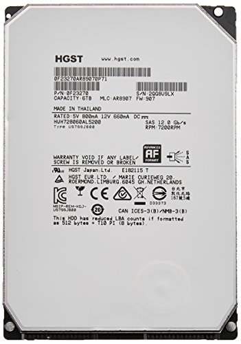 WESTERN DIGITAL Ultrastar HE8 6TB 3.5IN HUH728060AL5200 SAS Ultra