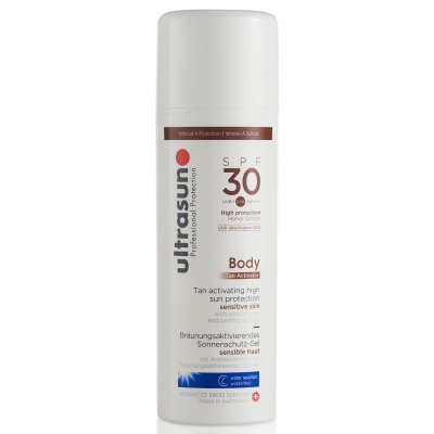 ULTRASUN  Body Activateur de Bronzage Peaux Sensibles SPF 30 150ml