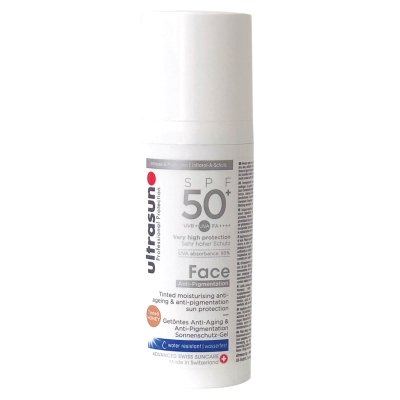 ULTRASUN  Face cr&egrave;me Solaire Teint&eacute;e Anti-Pigmentation SPF50+ 50ml
