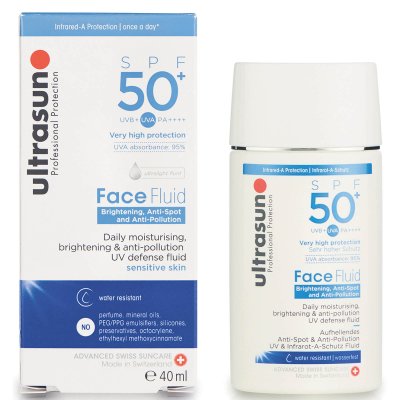 ULTRASUN  Face Fluide Hydratant Quotidien Peaux Sensibles SPF 50+ 40ml